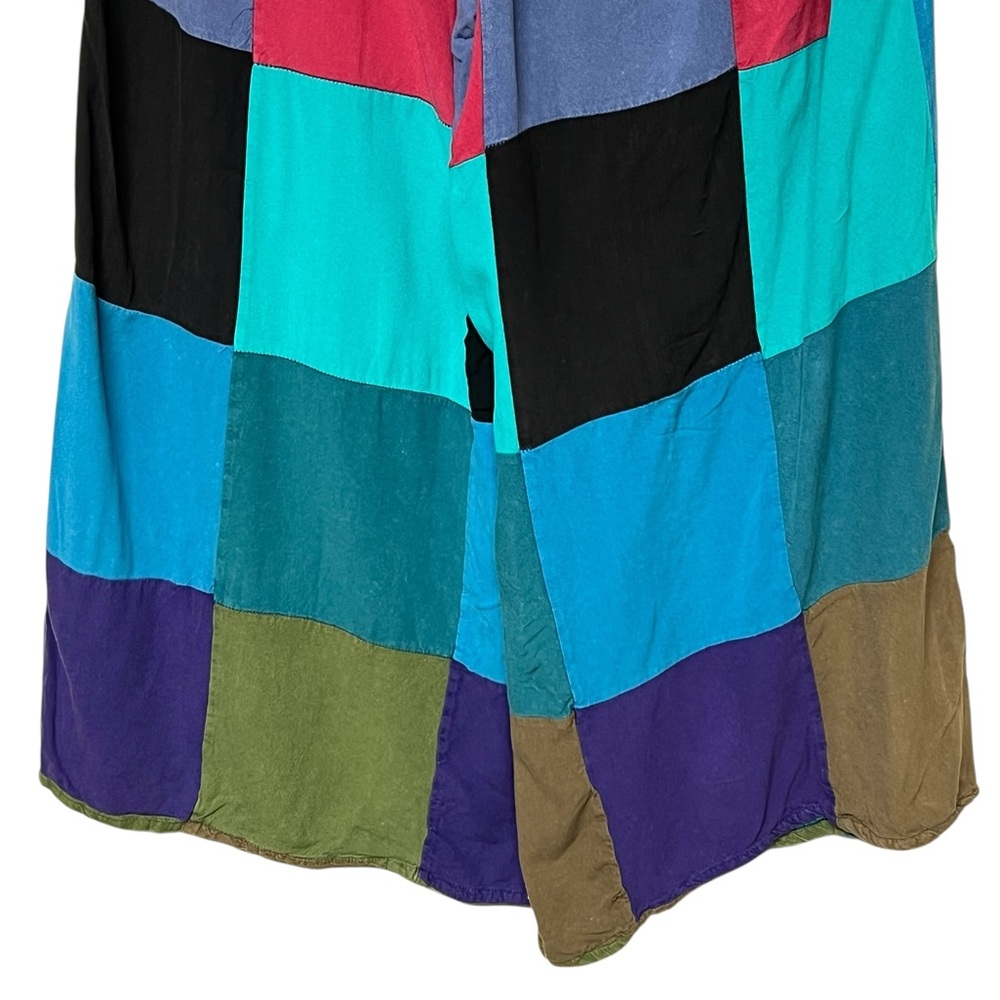 Earthbound Trading Co multicolor patchwork drawst… - image 7